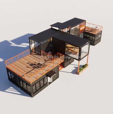 Prezzi accessibili Bella casa con pareti Multiplice combinazioni di 20 piedi Casa prefabbricata Case minuscole Contenitore in colore personalizzato