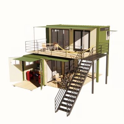 20ft o 40ft pieghevole Puerto Rico Vivere lusso Flat Pack Container di spedizione Casas Modulares Prefabricadas Pre Fab House