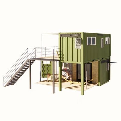 20ft o 40ft pieghevole Puerto Rico Vivere lusso Flat Pack Container di spedizione Casas Modulares Prefabricadas Pre Fab House