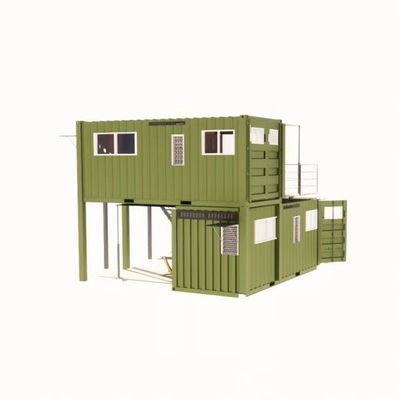 20ft o 40ft pieghevole Puerto Rico Vivere lusso Flat Pack Container di spedizione Casas Modulares Prefabricadas Pre Fab House