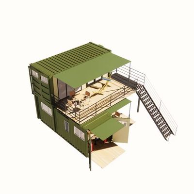 20ft o 40ft pieghevole Puerto Rico Vivere lusso Flat Pack Container di spedizione Casas Modulares Prefabricadas Pre Fab House