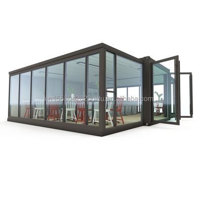 Struttura principale Tubi quadrati di acciaio galvanizzato Moduli contenitori per moderni hotel Coffee Shop in UE Australia