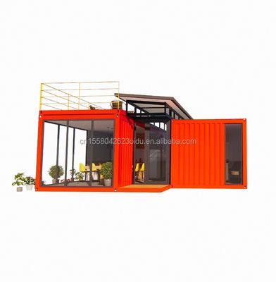 20ft/40ft Prefabbricato Portatile Pieghevole Contenitore Espandibile Piccola Casa Mobile con 3 Camere da letto Finestre in lega di alluminio