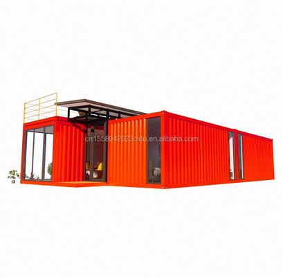 20ft/40ft Prefabbricato Portatile Pieghevole Contenitore Espandibile Piccola Casa Mobile con 3 Camere da letto Finestre in lega di alluminio