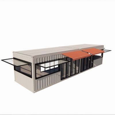 20ft 40ft Portable Kiosk Modificato Prefab Modular Coffee Shop Shipping Container Bar Trasformando la tua esperienza in bagno