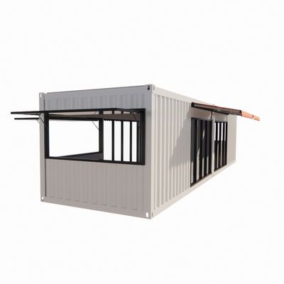 20ft 40ft Portable Kiosk Modificato Prefab Modular Coffee Shop Shipping Container Bar Trasformando la tua esperienza in bagno