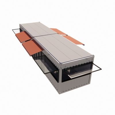 20ft 40ft Portable Kiosk Modificato Prefab Modular Coffee Shop Shipping Container Bar Trasformando la tua esperienza in bagno