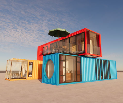 20ft 40ft Acciaio Cornice Galvanizzato Acciaio Piega 180g Modulare Casa Moderna Luxury Container Casa Prefabbricata per Hotel
