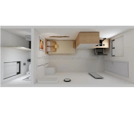 Distaccabile estensibile da 20 piedi giardino hotel casa mobile studio in legno contenitore piatto per hotel struttura in acciaio telaio saldato