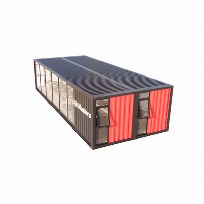 40ft Prefab Container Bar con 50/75/100mm Wave Sandwich Panel Pareti