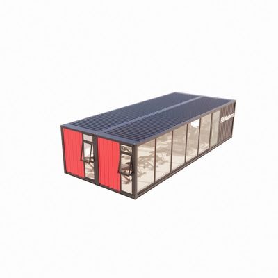 40ft Prefab Container Bar con 50/75/100mm Wave Sandwich Panel Pareti