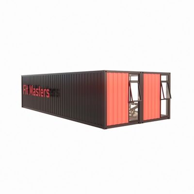 40ft Prefab Container Bar con 50/75/100mm Wave Sandwich Panel Pareti