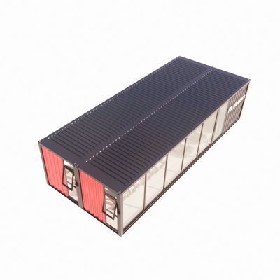 40ft Prefab Container Bar con 50/75/100mm Wave Sandwich Panel Pareti