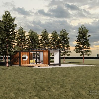 Moderno Design Luxury Glass Wall Prefabbricato Container House StrayBirds Prefabbricato Modular Home Hotel per Resort Villa