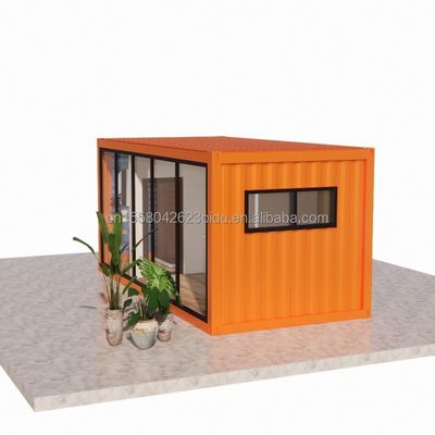 Prefabbricato Living Container Casa Mobile Container Casa Con Bagno Cucina Camera da letto Color Personalizzato Aluminico Legato Finestre