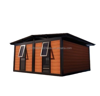 Pannelli sandwich rimovibili Flat Pack Casa da giardino prefabbricata per un facile montaggio e trasporto in contenitori da 20 piedi o 40 piedi