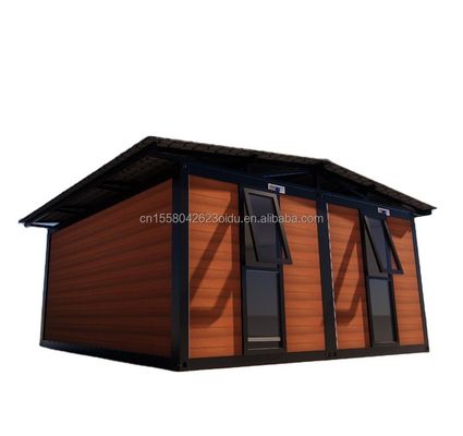 Pannelli sandwich rimovibili Flat Pack Casa da giardino prefabbricata per un facile montaggio e trasporto in contenitori da 20 piedi o 40 piedi