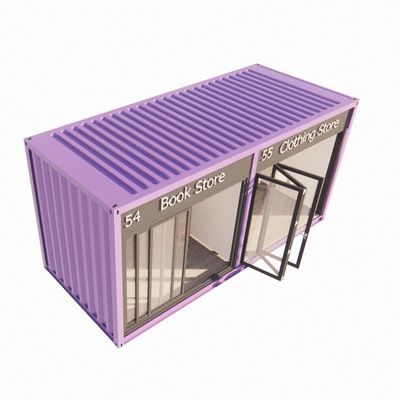 20ft Container Pop Up Coffee Shop Ristorante Mobile Container Bar con design moderno e colore personalizzato
