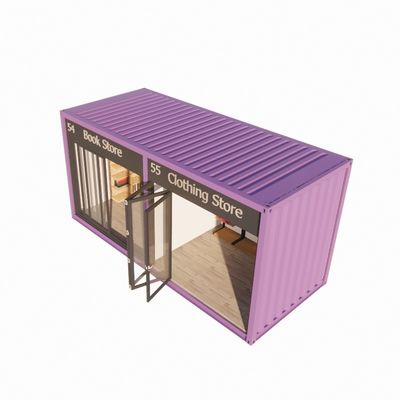 20ft Container Pop Up Coffee Shop Ristorante Mobile Container Bar con design moderno e colore personalizzato