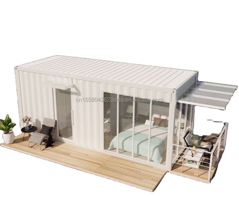 20ft Acciaio Cornice Galvanizzato Acciaio piegatura 180g Bagno Casa Contenitore Casa Prefabbricata Mobile per i prodotti