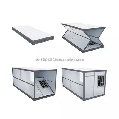 50/75/100mm Wave Sandwich Panel 20ft Flat Packaging Fast Folder Container Trailer per le vostre esigenze B2B