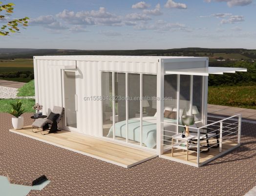 20ft Acciaio Cornice Galvanizzato Acciaio piegatura 180g Bagno Casa Contenitore Casa Prefabbricata Mobile per i prodotti
