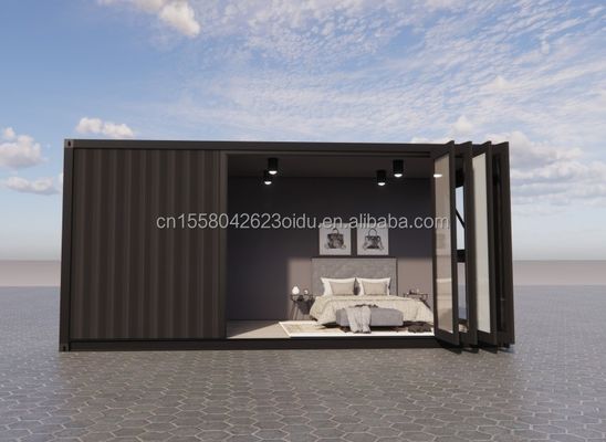 Facile installazione 20ft Prefab Container per spedizioni Case con bagno e parete 50/75/100mm Wave Sandwich Panel