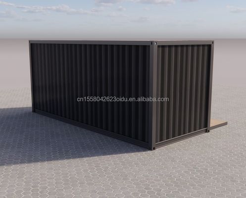 Facile installazione 20ft Prefab Container per spedizioni Case con bagno e parete 50/75/100mm Wave Sandwich Panel