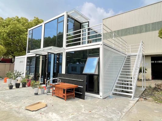 Design moderno Luxury Prefabbricato Container Flat Pack Cucine alberghiere con 50/75/100mm Wave Sandwich Panel Pareti
