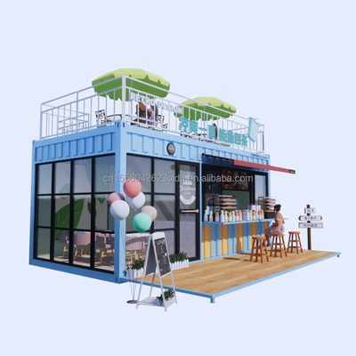Hotel Modern Design 20ft o 40ft Container Prefabbricato Caffe e Bar per Hotel