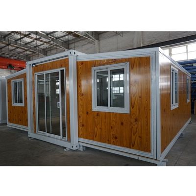 Case prefabbricate pieghevoli con design moderno e finestre in lega di alluminio