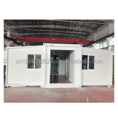 Case prefabbricate pieghevoli con design moderno e finestre in lega di alluminio