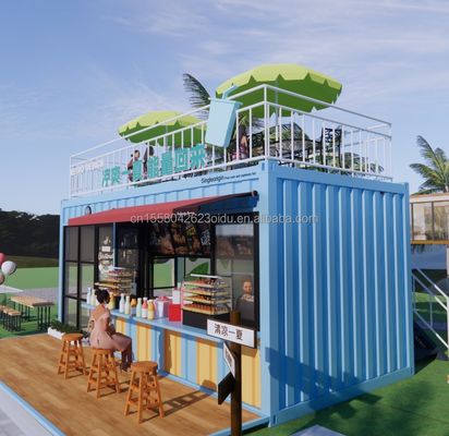 Hotel Modern Design 20ft o 40ft Container Prefabbricato Caffe e Bar per Hotel
