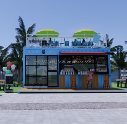 Hotel Modern Design 20ft o 40ft Container Prefabbricato Caffe e Bar per Hotel