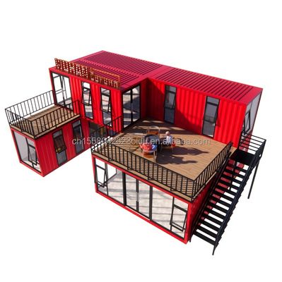 20ft o 40ft Case container Custom Made Bar Cafe Hotel Ristorante Store Spedizione Container Coffee Shop Container Shop Chiosco