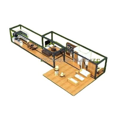Colore personalizzato 40ft 20ft moderno giardino di lusso Hotel mobile piccola casa installazione rapida container di spedizione