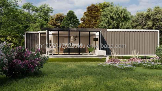 Colore personalizzato 40ft 20ft moderno giardino di lusso Hotel mobile piccola casa installazione rapida container di spedizione