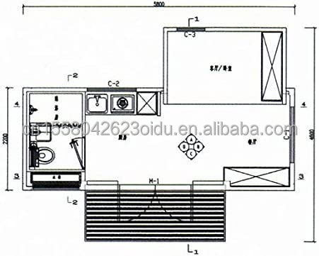 20ft Pop-Up Container Room Flat Packaging per un'installazione rapida e senza problemi in un appartamento indipendente