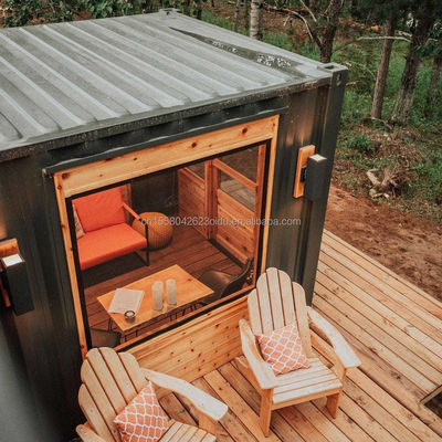 Spazioso 20 piedi modulare lusso mobile residenziale prefabbricato appartamento pacchetto giardino contenitore camera da letto per casa di famiglia