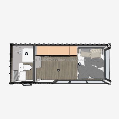 Muro 50/75/100mm pannello sandwich ondulato case contenitori per le vostre esigenze