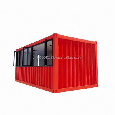 Set di kit prefabbricati cabine modulari case contenitori 20 piedi o 40 piedi telaio in acciaio galvanizzato piegatura in acciaio 180g per Kitset Building