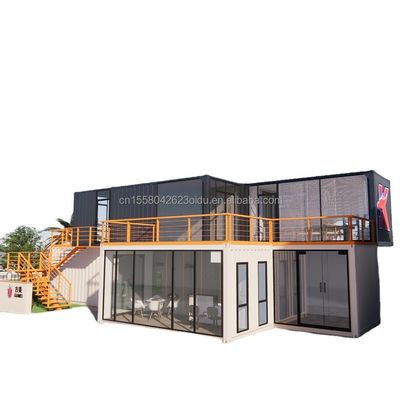 10ft Container di spedizione Coffee Shop Container con telaio in acciaio Container Shop Kiosk con piegatura in acciaio galvanizzato 180g Container House