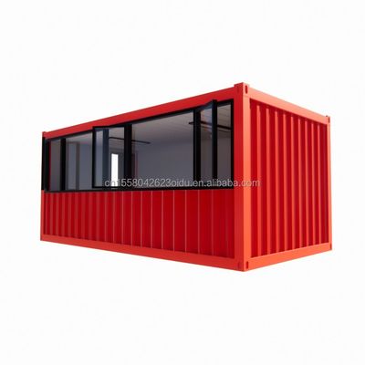 Set di kit prefabbricati cabine modulari case contenitori 20 piedi o 40 piedi telaio in acciaio galvanizzato piegatura in acciaio 180g per Kitset Building