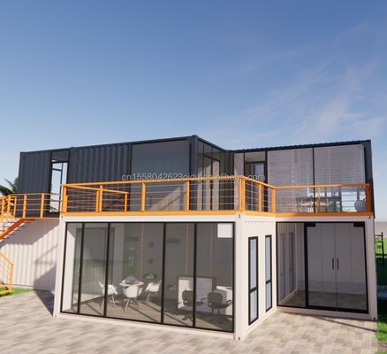 10ft Container di spedizione Coffee Shop Container con telaio in acciaio Container Shop Kiosk con piegatura in acciaio galvanizzato 180g Container House