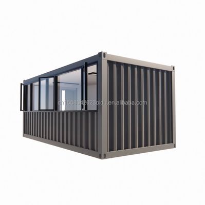 20ft o 40ft Mini Pop Up Shop Container House Restaurant Shop Street Food Kiosk Container con finestre in lega di alluminio