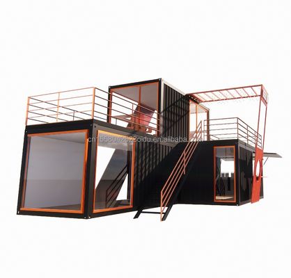 Struttura in acciaio Cabina prefabbricata Luxury Container House con telaio in acciaio galvanizzato 180g