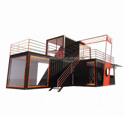 Struttura in acciaio Cabina prefabbricata Luxury Container House con telaio in acciaio galvanizzato 180g