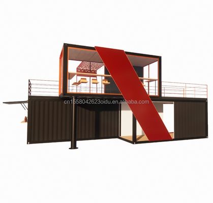 Struttura in acciaio Cabina prefabbricata Luxury Container House con telaio in acciaio galvanizzato 180g