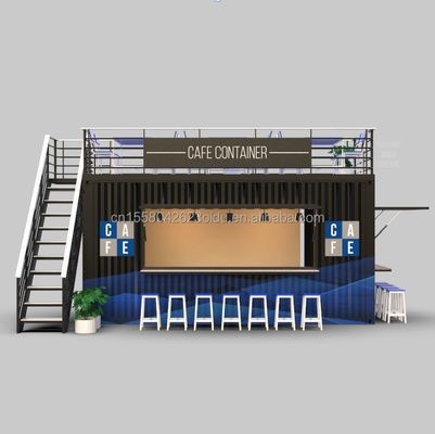 Colore personalizzato 20FT o 40FT Luxury Shipping Container Bar Prefabbricato Foldable Cafe Container Coffee Shop