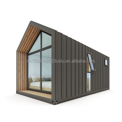 Moderno Triangolare Resort Hotel Prefabbricato Container House con un letto Bagno Cucina e giardino Caratteristiche Sandwich Panel Porta